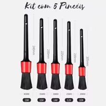 KIT 5 pinceis detalhamento